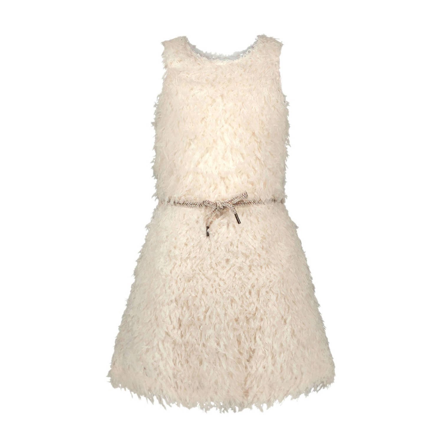 LIKE FLO Meisjes Jurken Flo Feather Dress Ecru