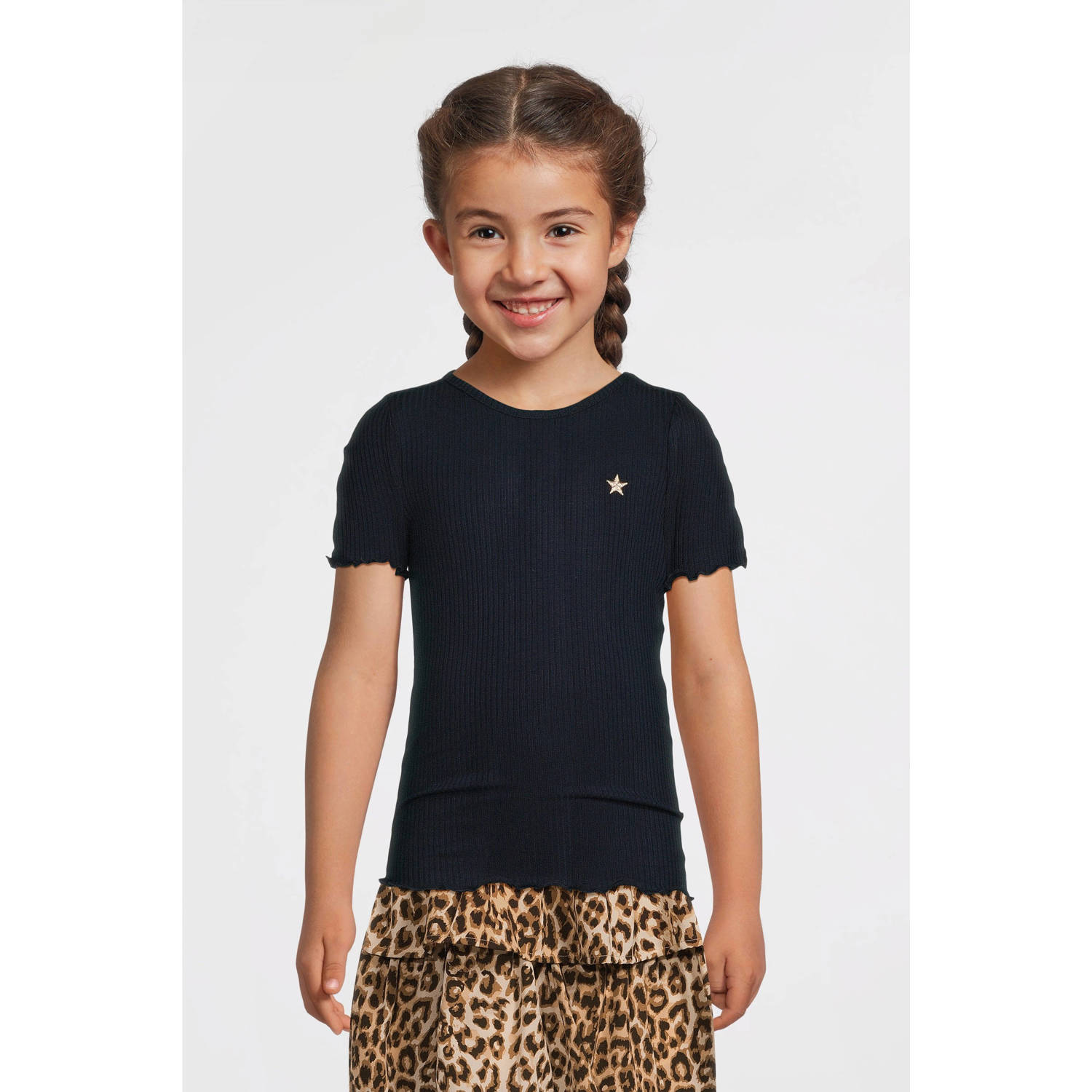 Like Flo T-shirt donkerblauw