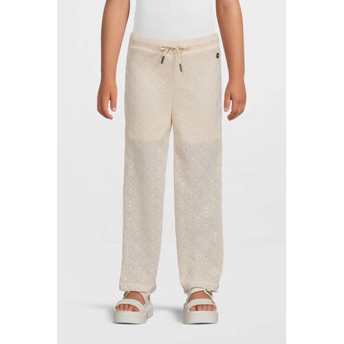 Like Flo straight casual broek beige afbeelding