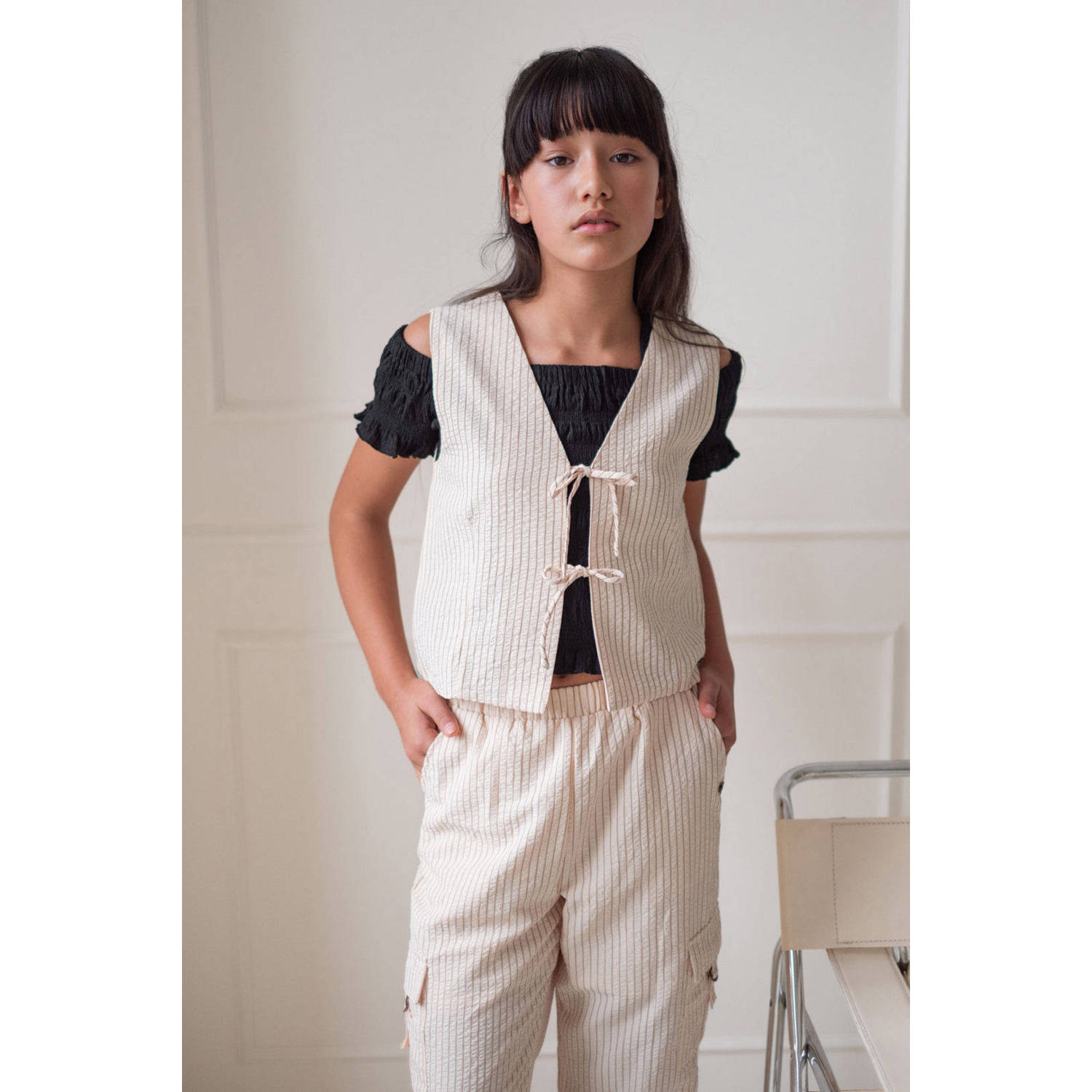 Like Flo Young gilet crème