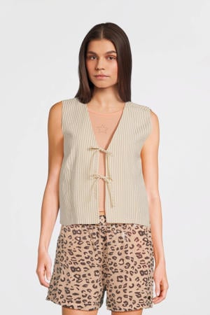 gilet crème