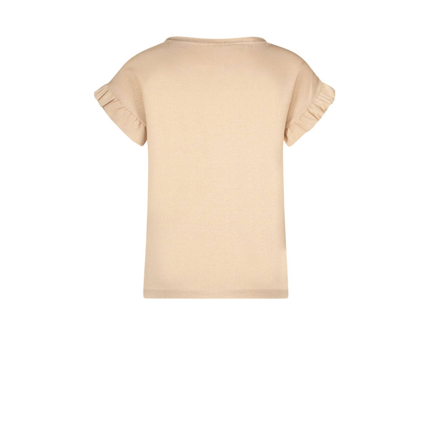 Like Flo T-shirt beige met glitter