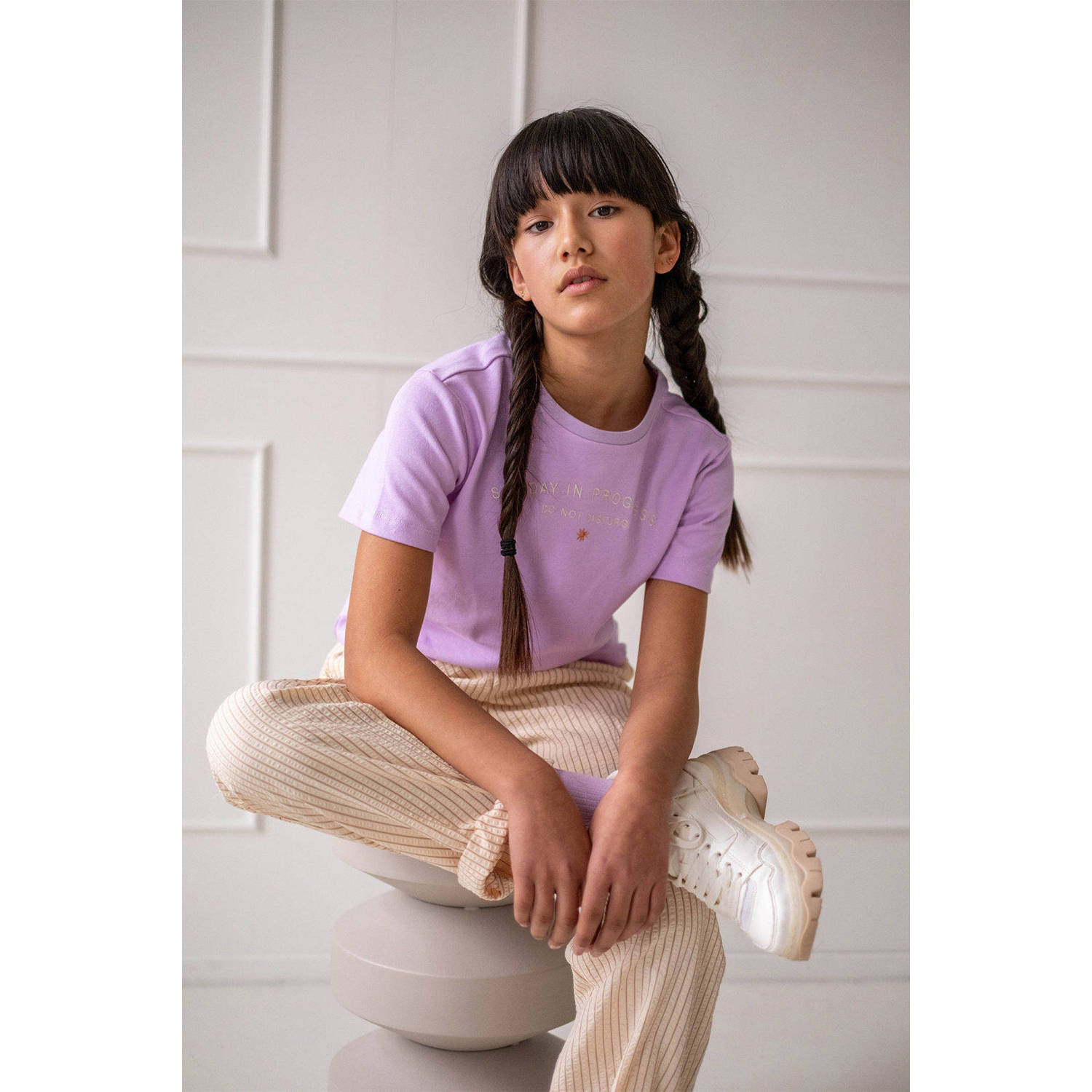 Like Flo Young T-shirt lila