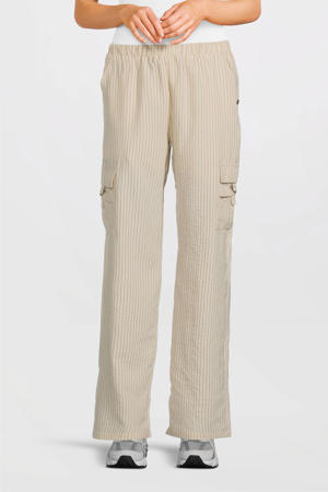 straight cargobroek crème