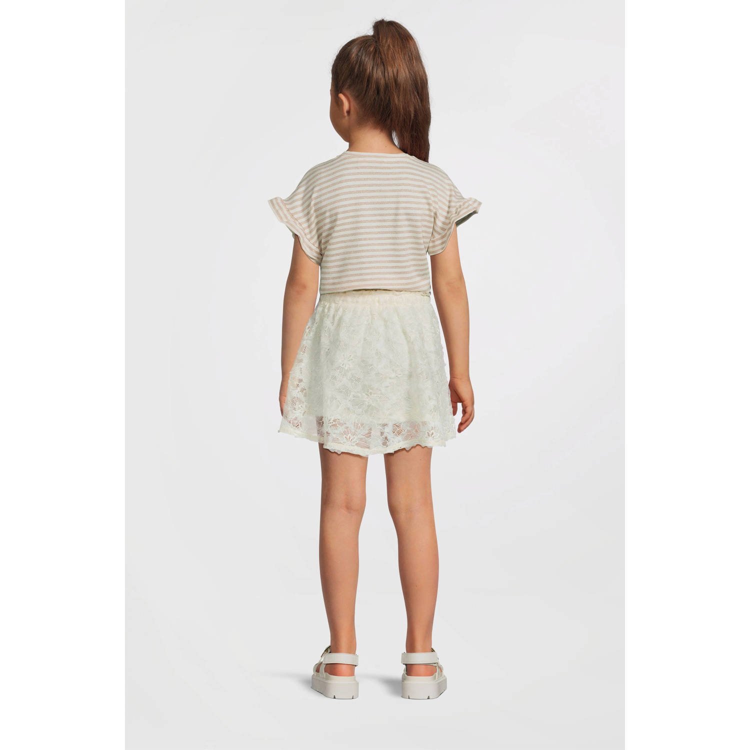 Like Flo midi jurk offwhite