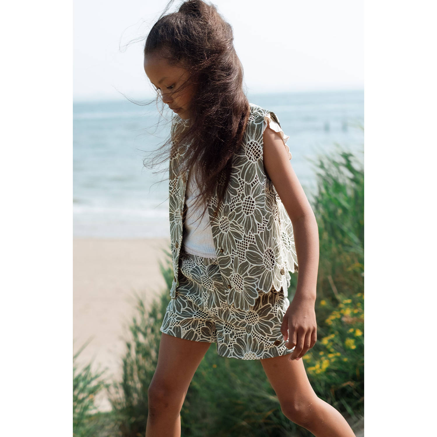 Like Flo casual short groen