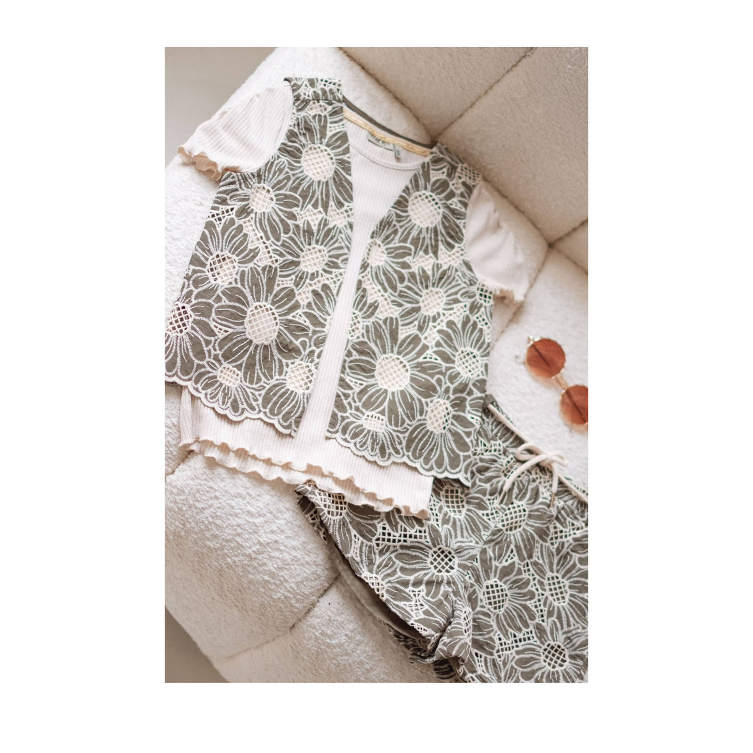 Like Flo casual short groen
