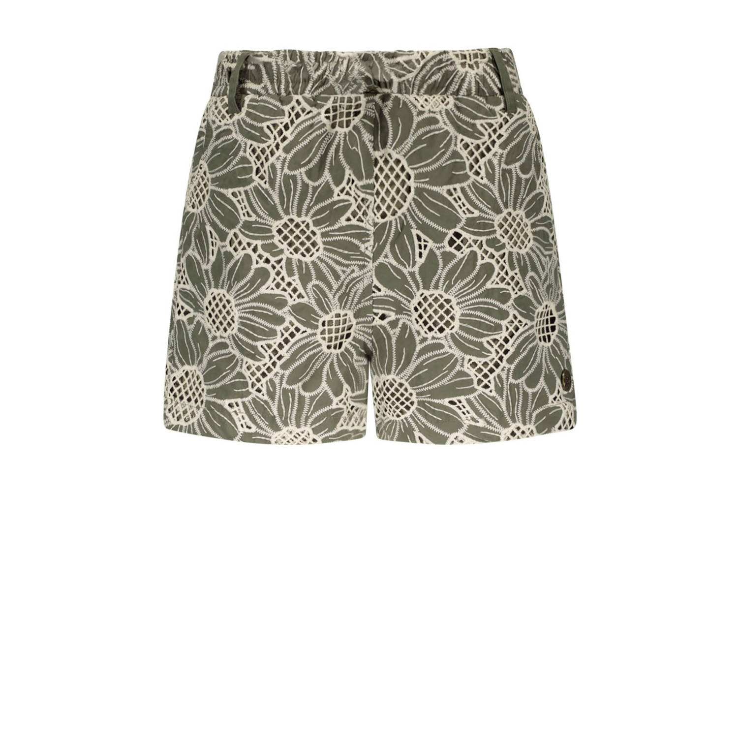 LIKE FLO Meisjes Broeken Florien Higt Waist Short Groen