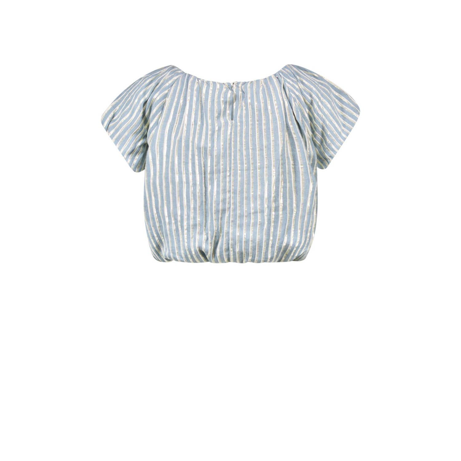 Like Flo cropped top lichtblauw