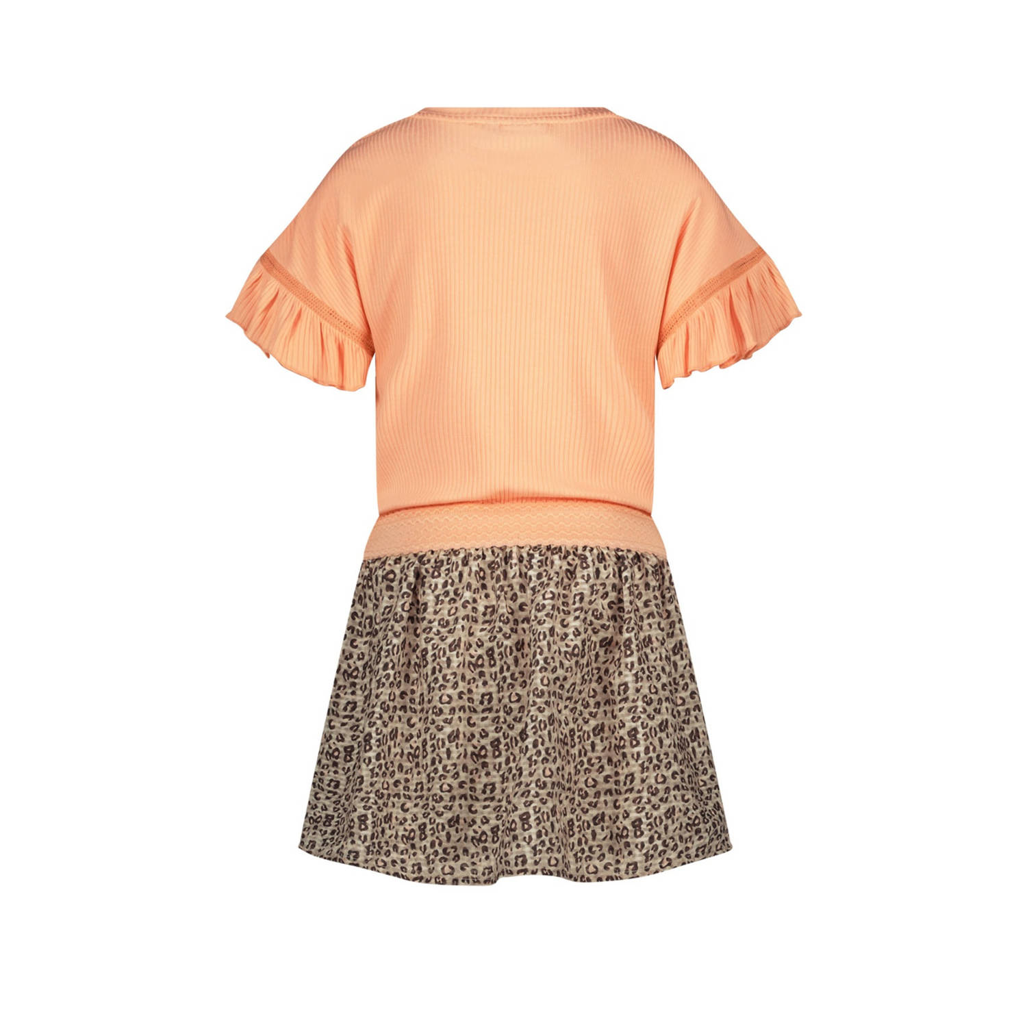 Like Flo midi jurk oranje