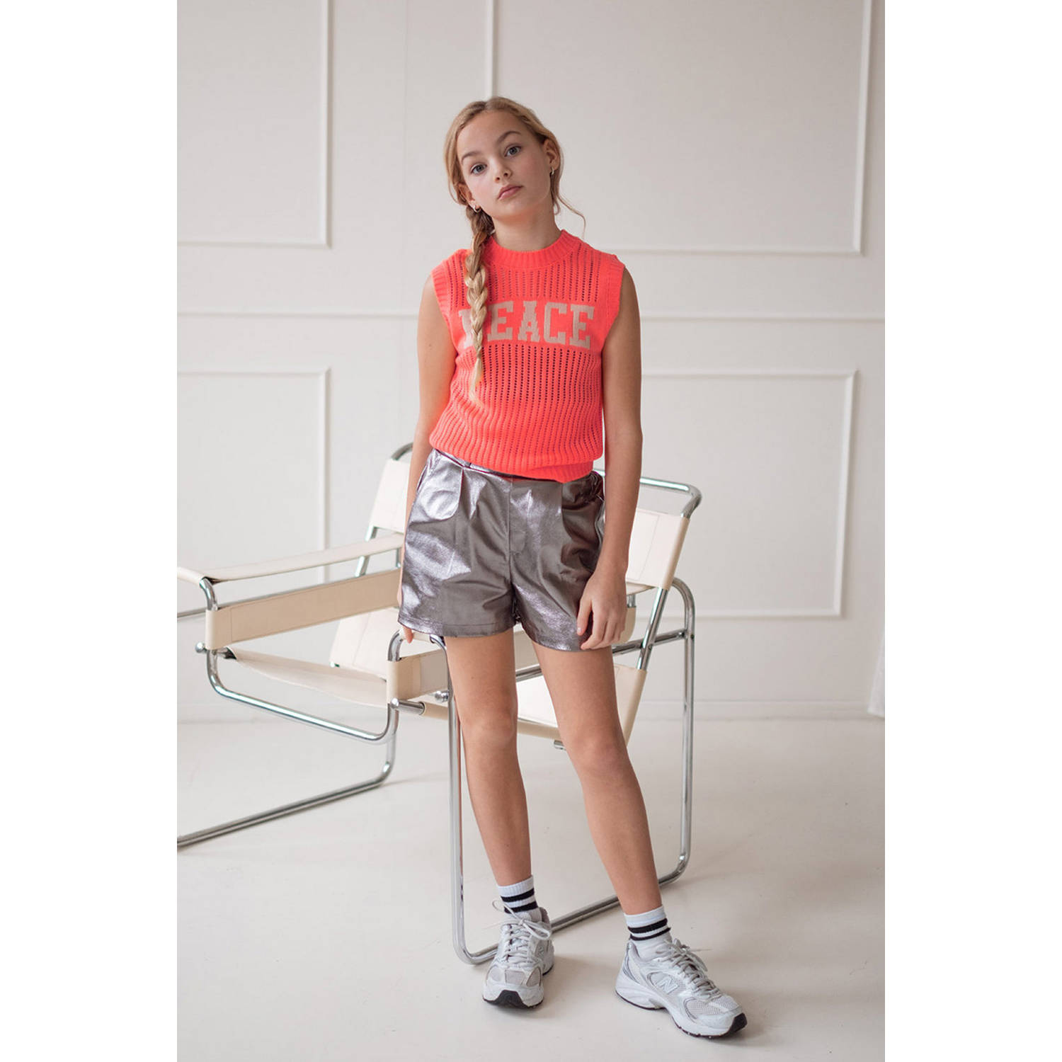 Like Flo Young casual short antraciet