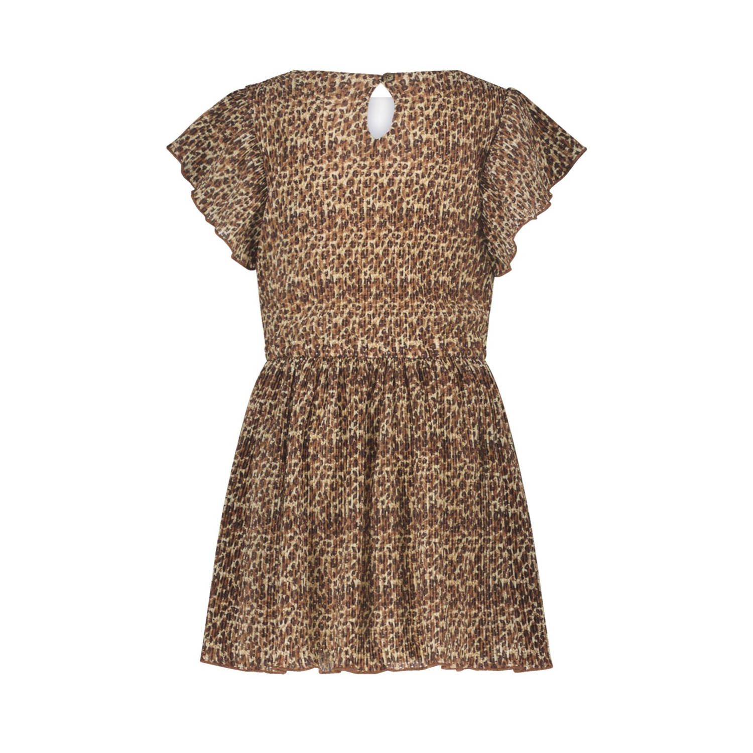 Like Flo midi jurk bruin