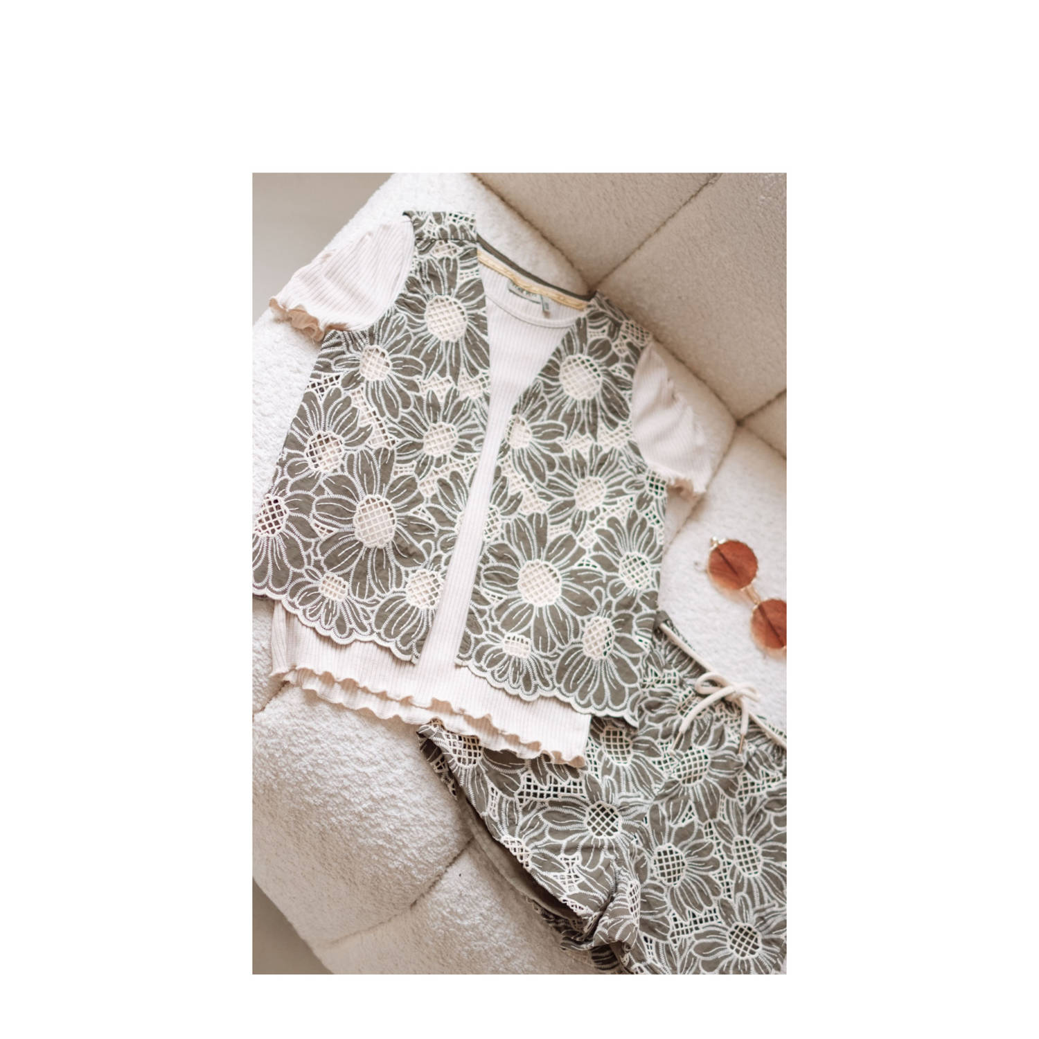 Like Flo gilet groen