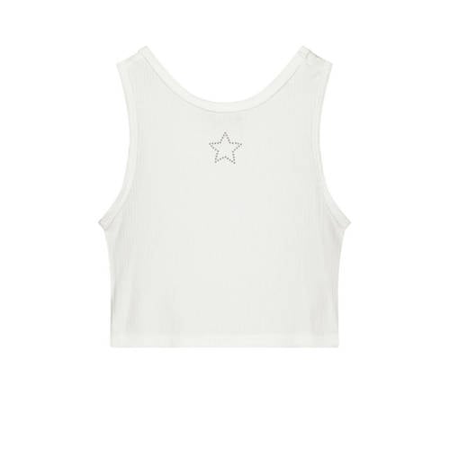 Like Flo Young mouwloze top wit afbeelding