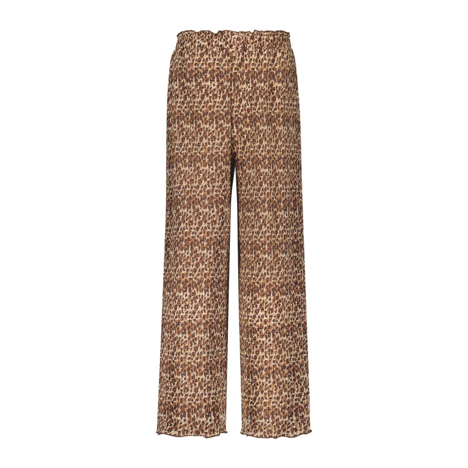 Like Flo straight casual broek bruin