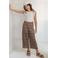 Like Flo straight casual broek bruin