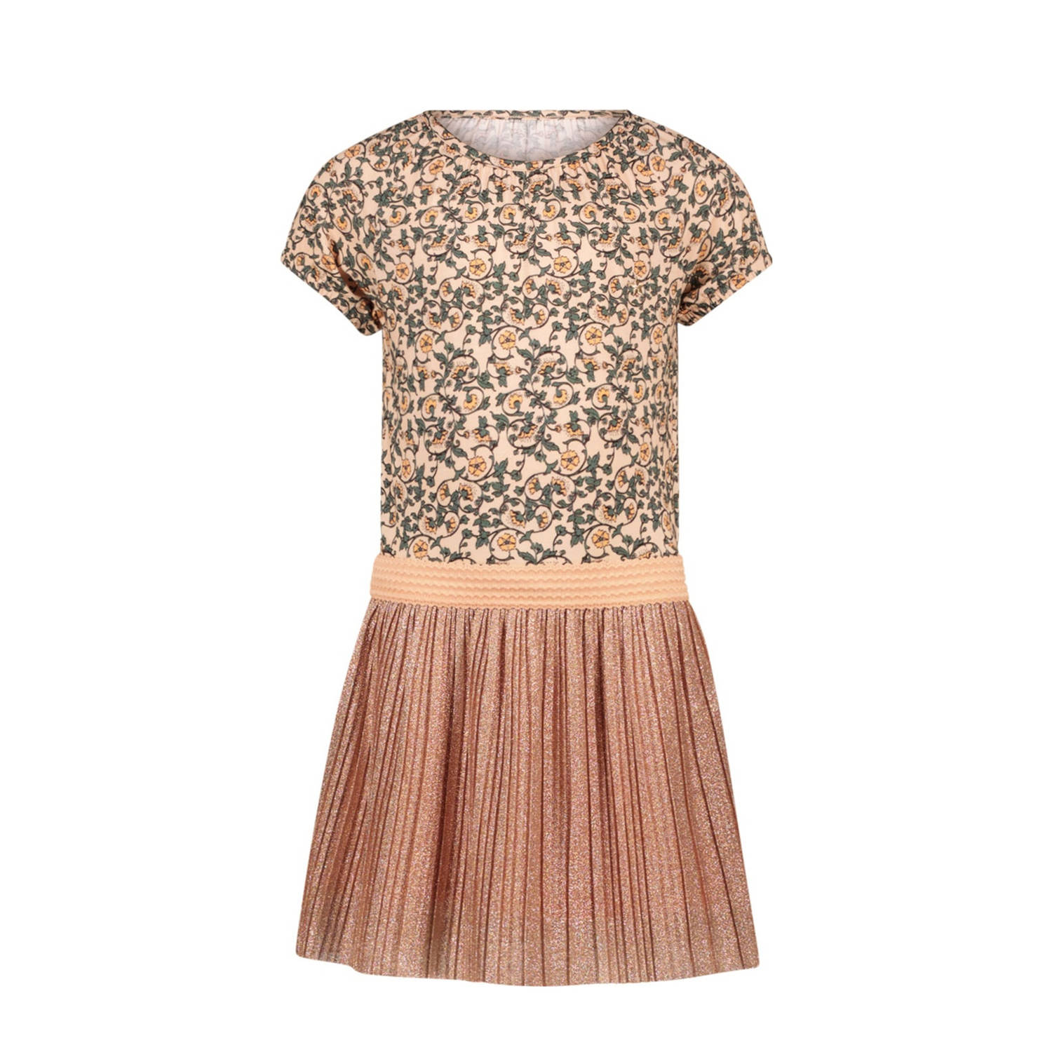 Like Flo midi jurk oranje