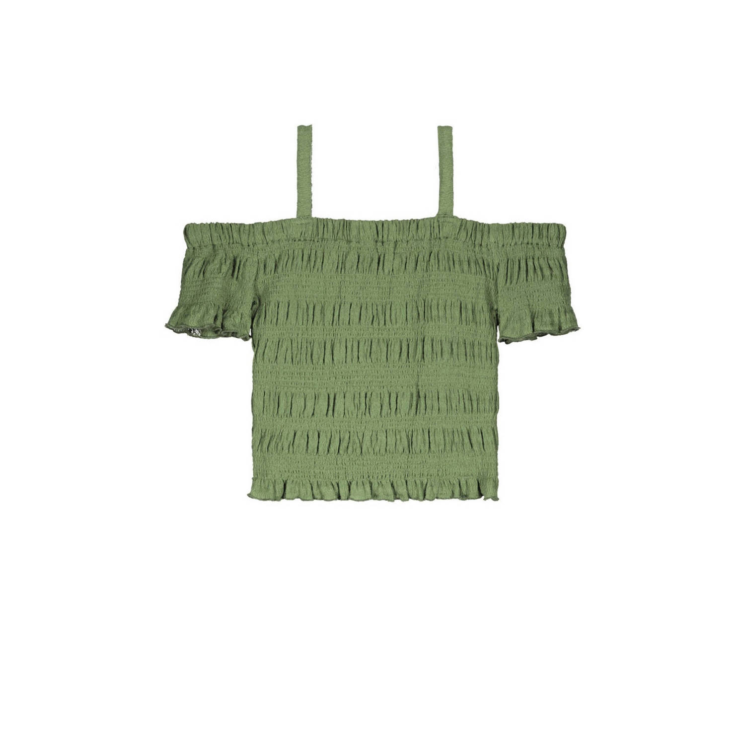 Like Flo Young off shoulder top groen