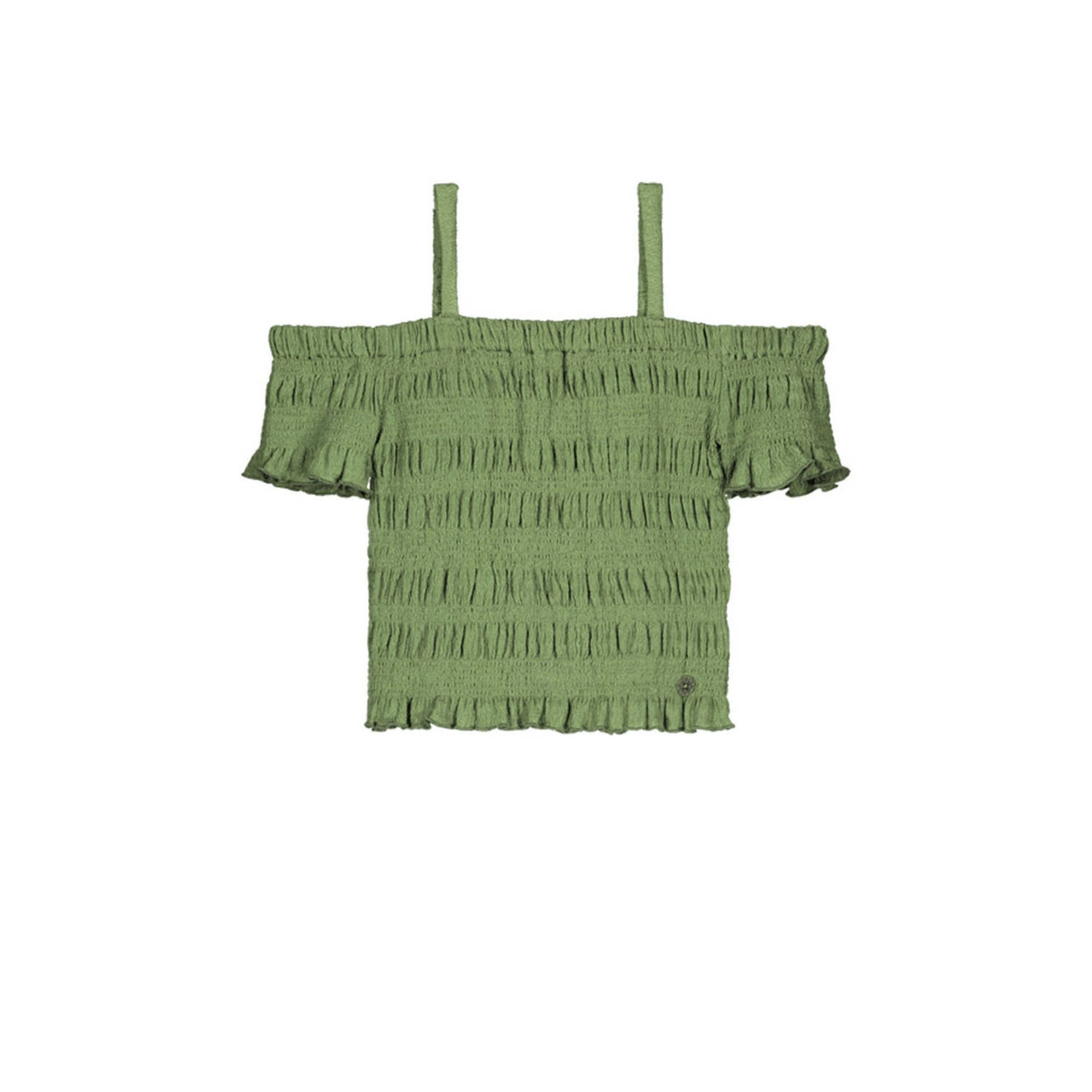 Like Flo Young off shoulder top groen