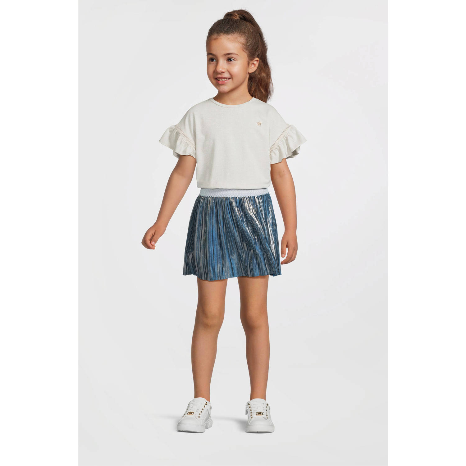 Like Flo midi jurk blauw