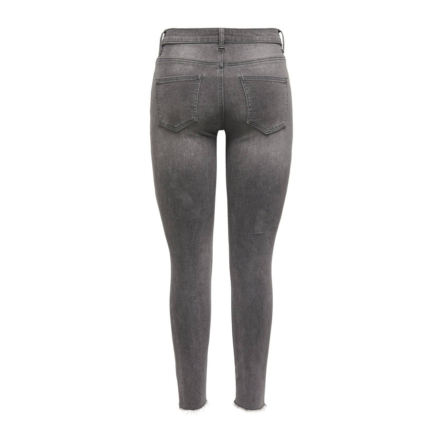 ONLY regular waist skinny jeans grey denim