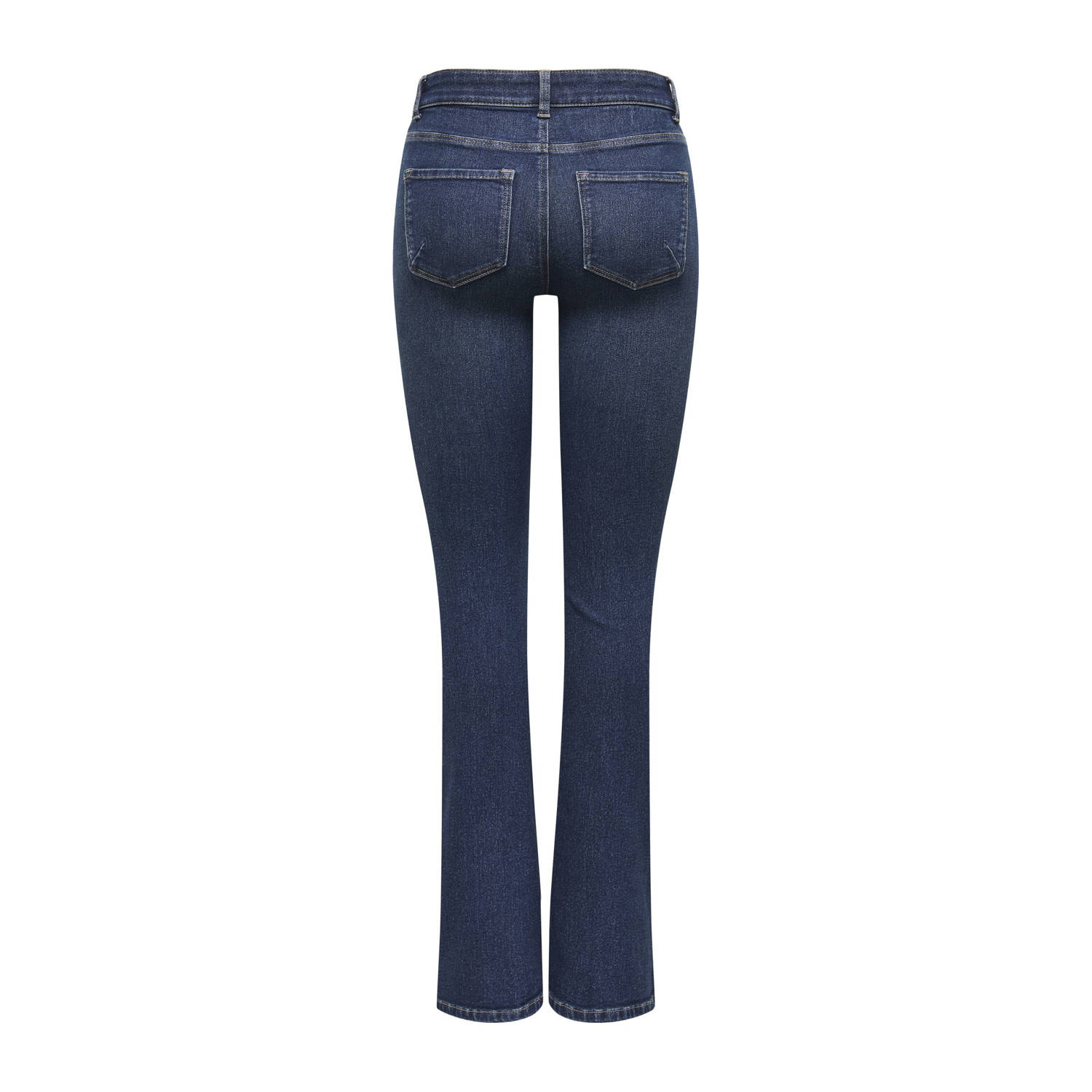 ONLY regular waist flared jeans dark blue denim