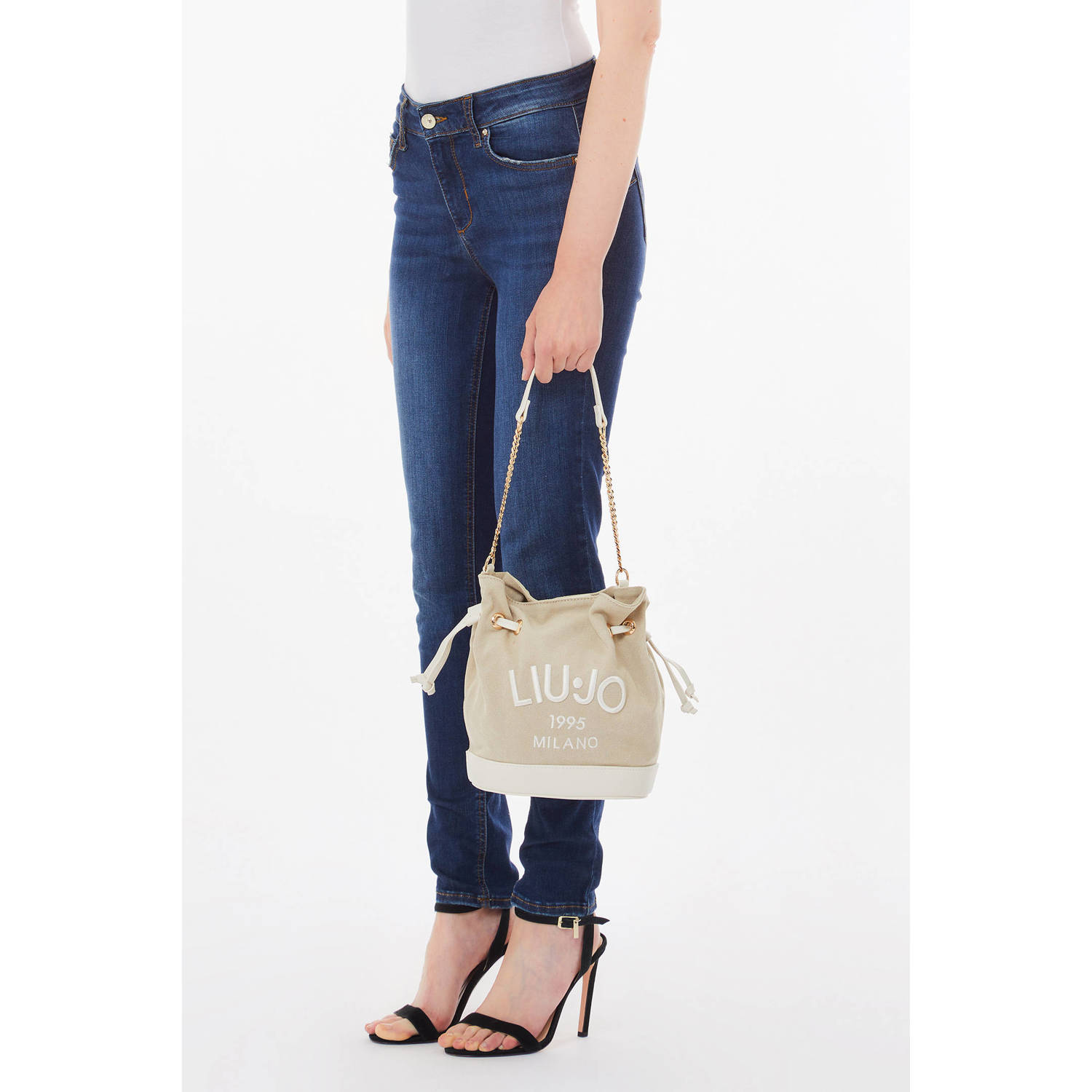 Liu Jo crossbody tas Bena beige