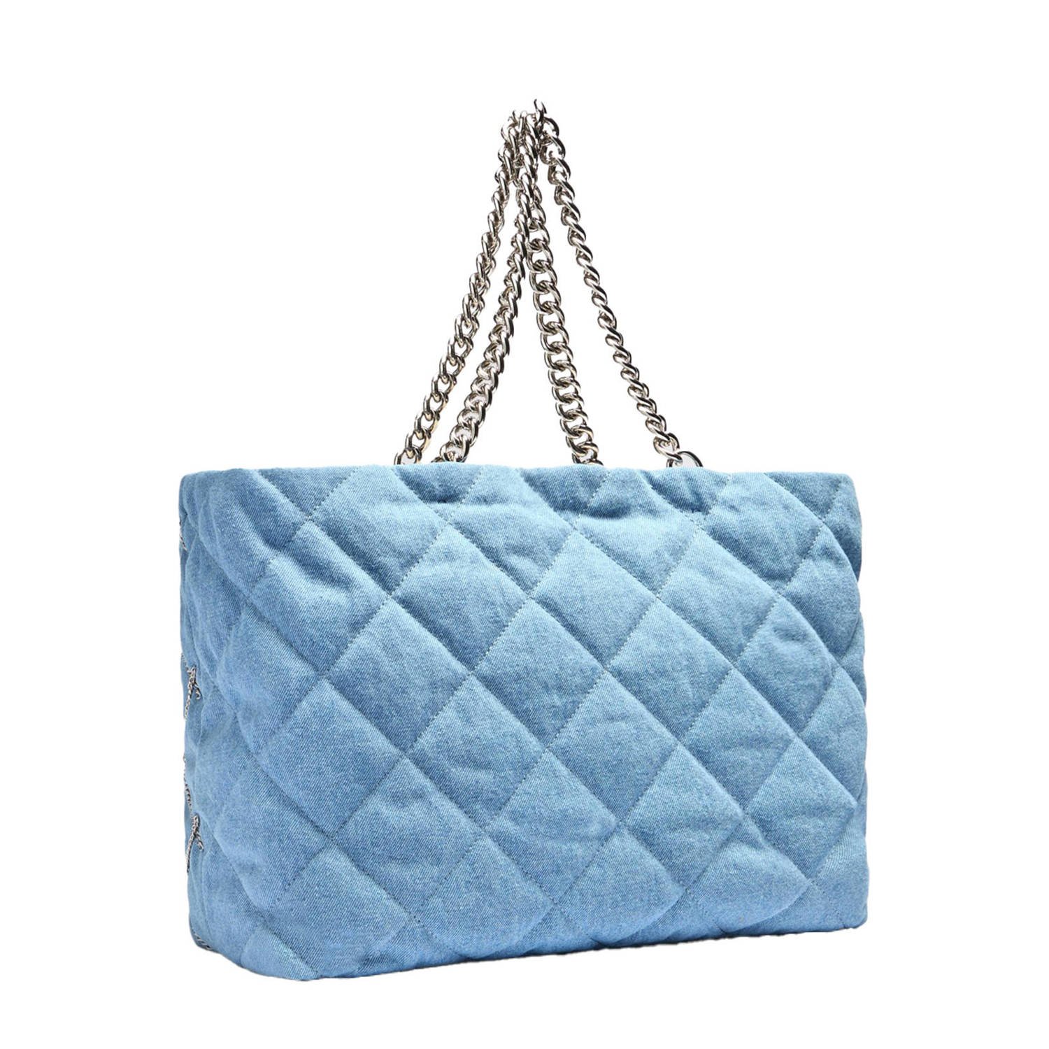 Liu Jo denim shopper Lapuffy blauw