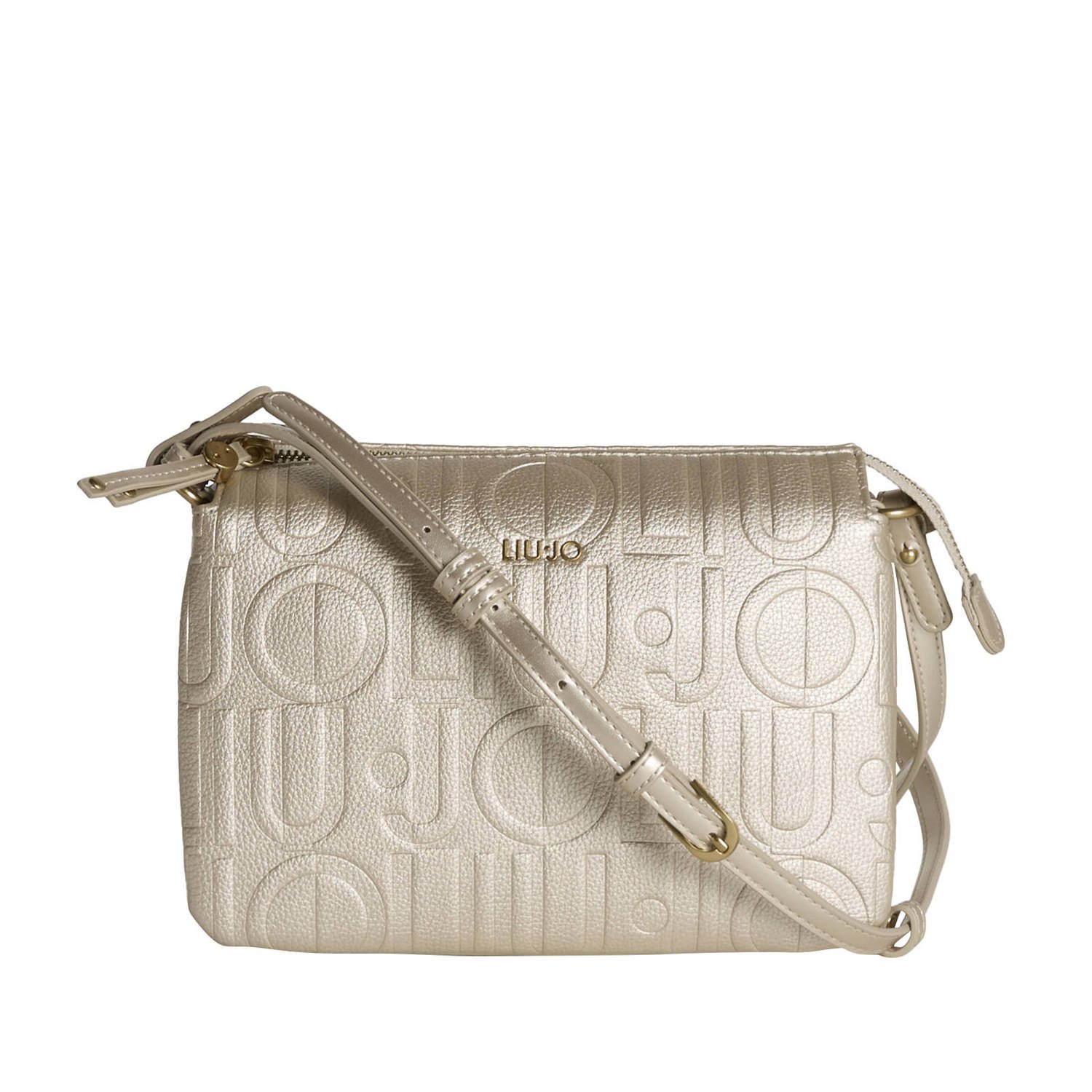 Liu Jo crossbody tas Adonide goudkleurig