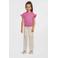 Like Flo T-shirt fuchsia met glitter