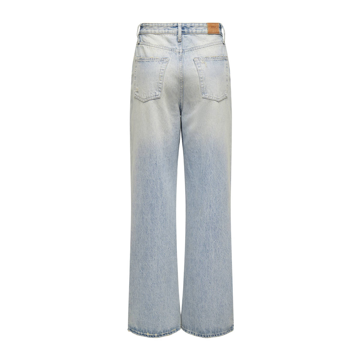 ONLY high waist wide leg jeans light blue denim