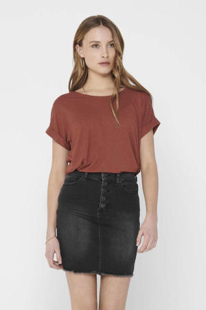 T-shirt donkerrood