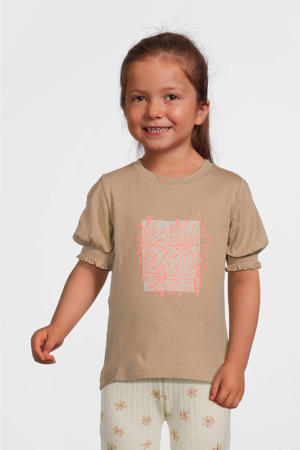 T-shirt bruin