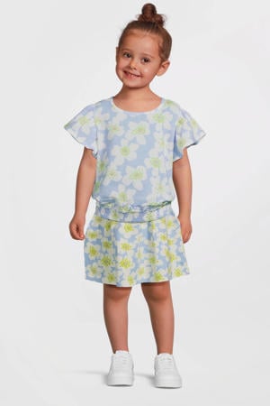 korte rok blauw