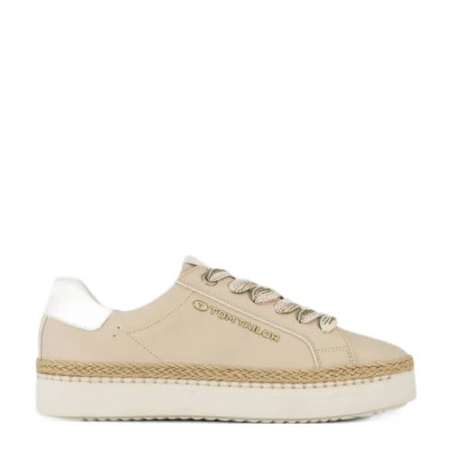 Tom Tailor veterschoenen beige afbeelding