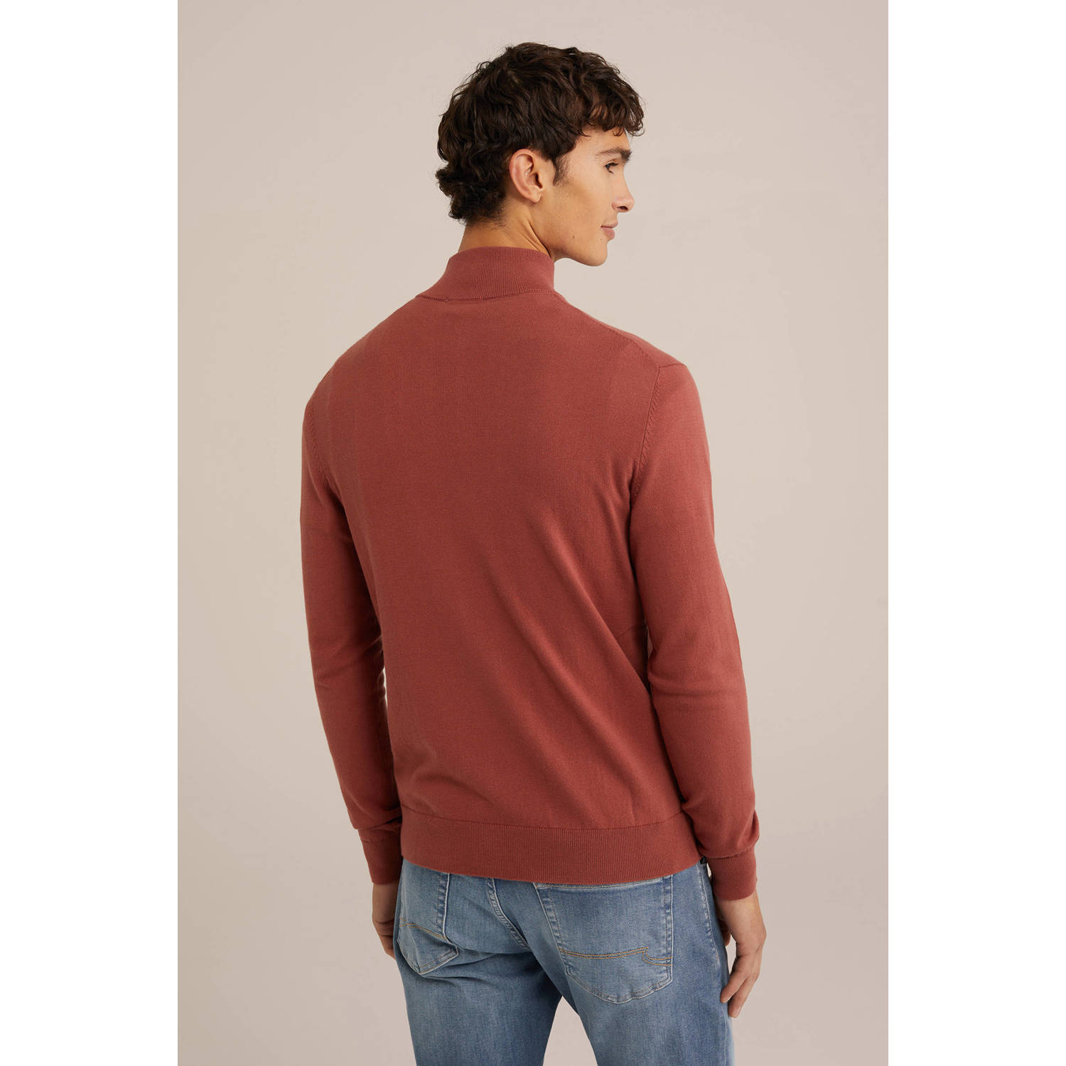WE Fashion WE Fundamentals gebreide trui rood