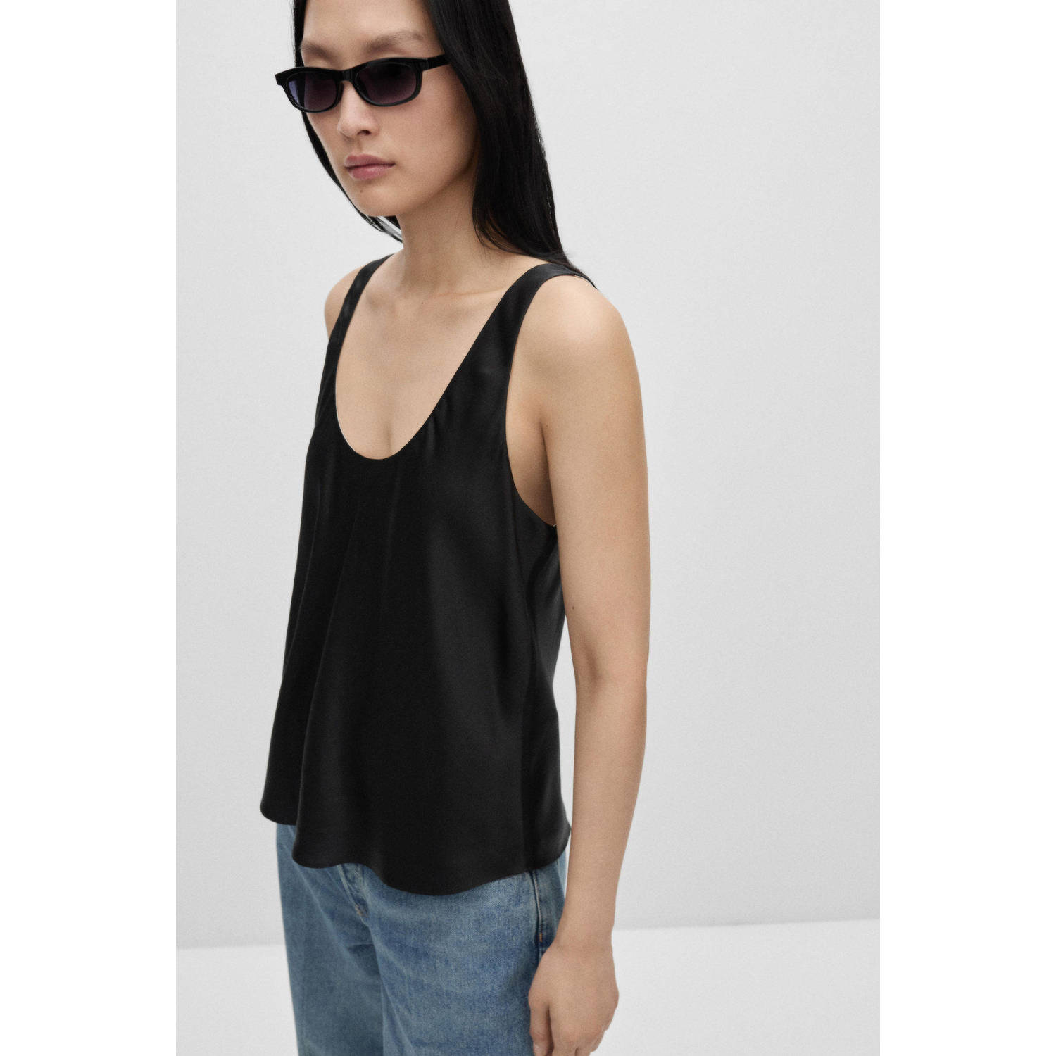 Mango top zwart