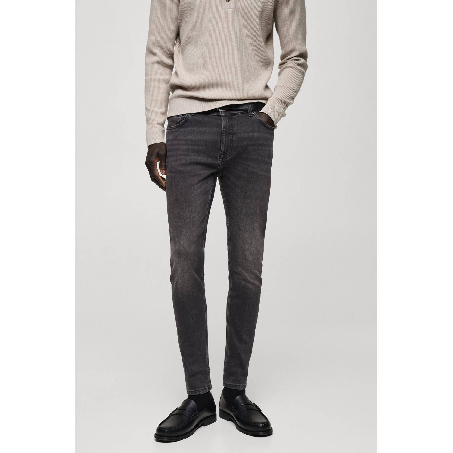 Mango Man skinny jeans changeant grijs