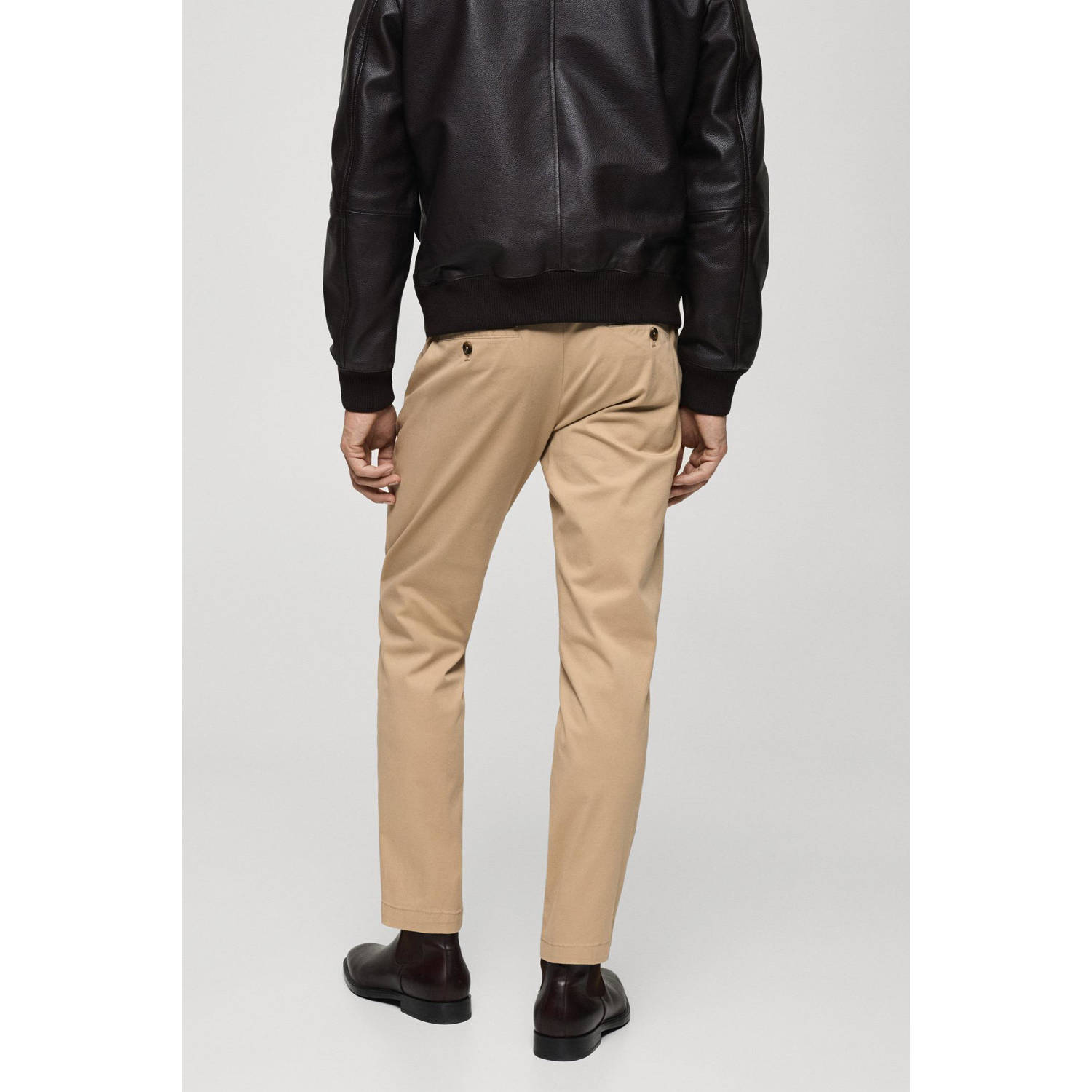 Mango Man tapered chino beige
