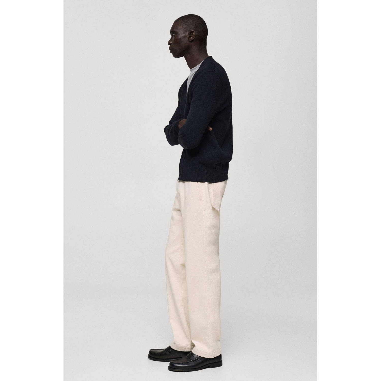 Mango Man regular chino ecru