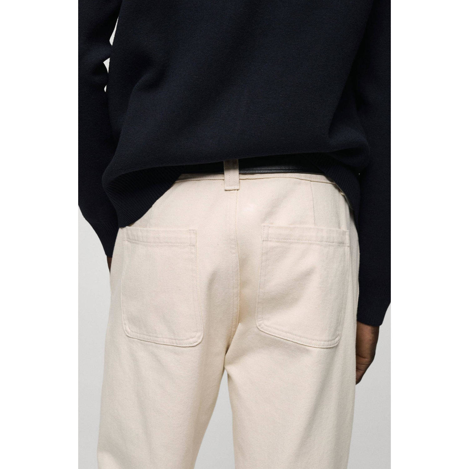 Mango Man regular chino ecru