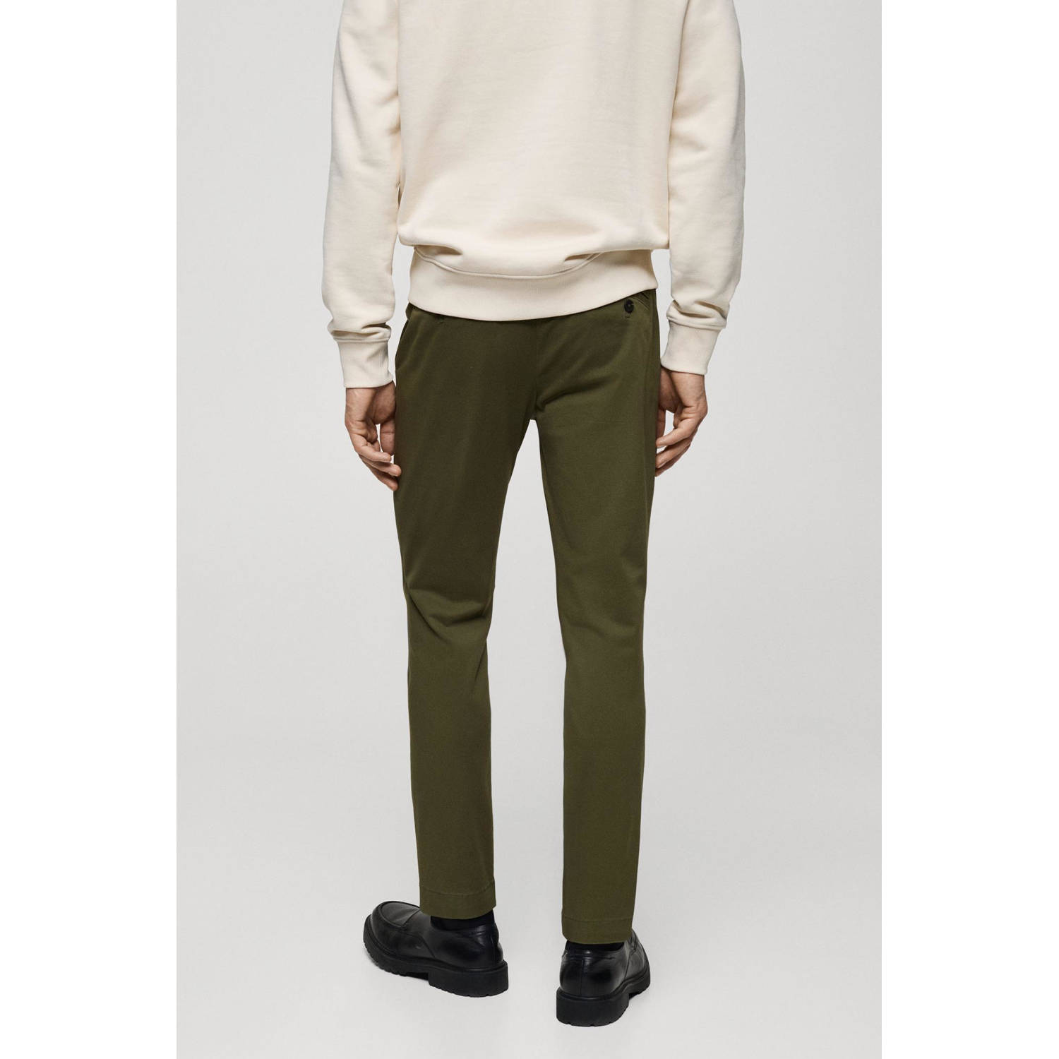 Mango Man tapered chino kaki
