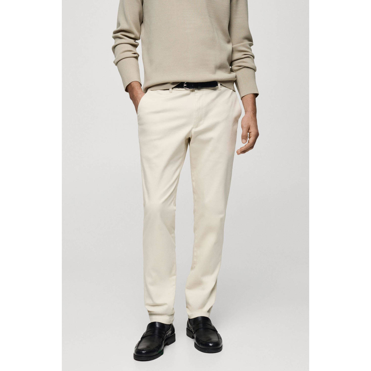 Mango Man slim fit chino ecru