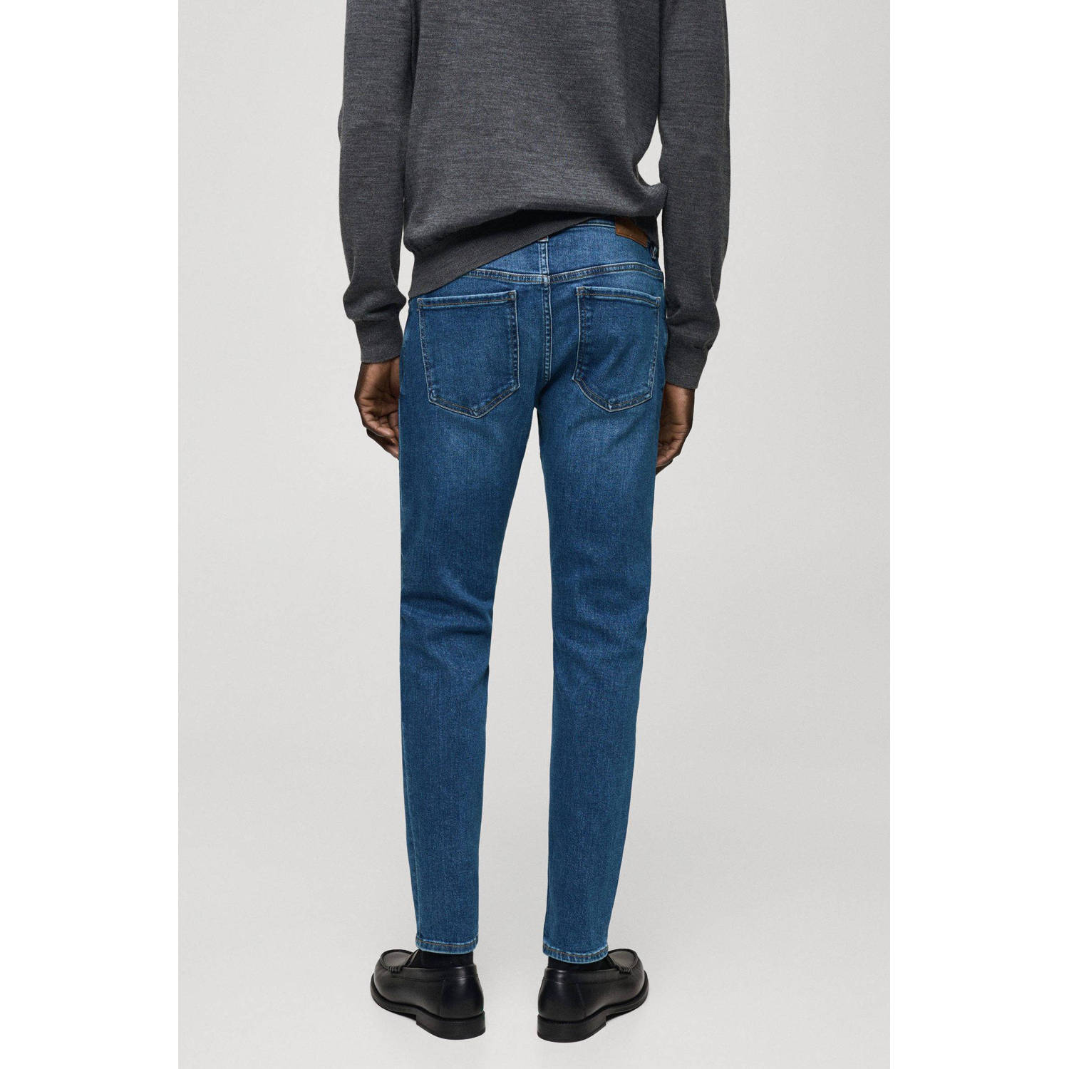 Mango Man super skinny jeans changeant blauw