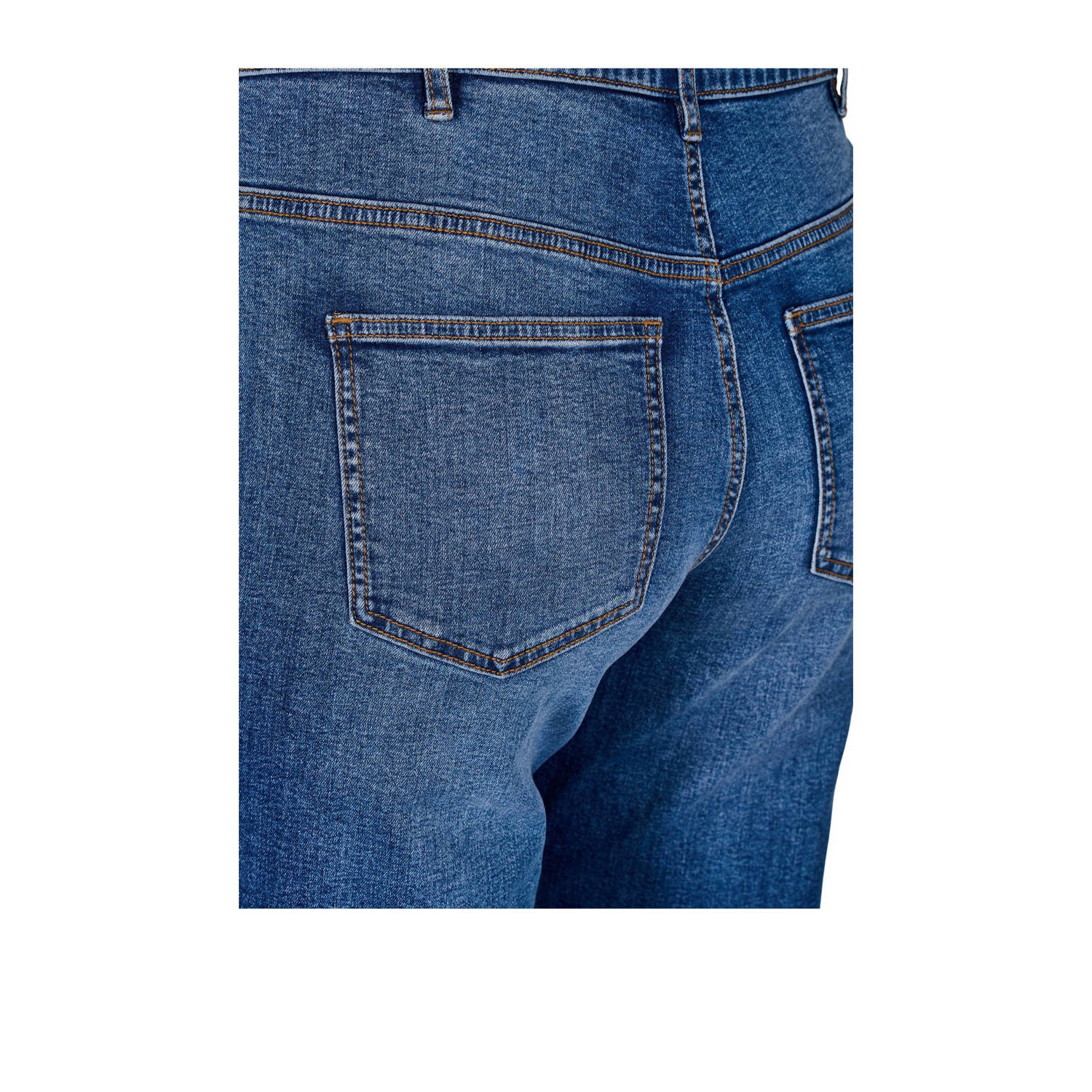 Zizzi high waist medium blue denim