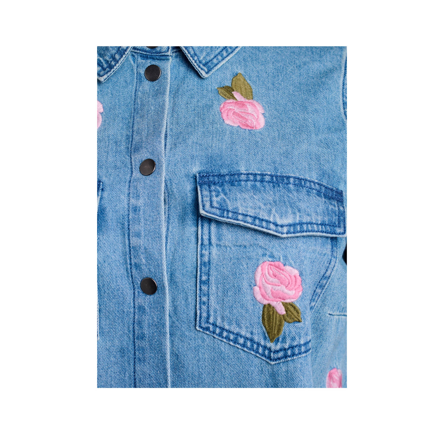 Zizzi denim spijkerjurk blauw