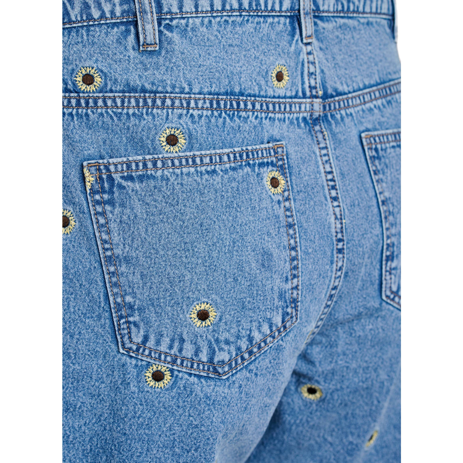 Zizzi straight high waist denim short