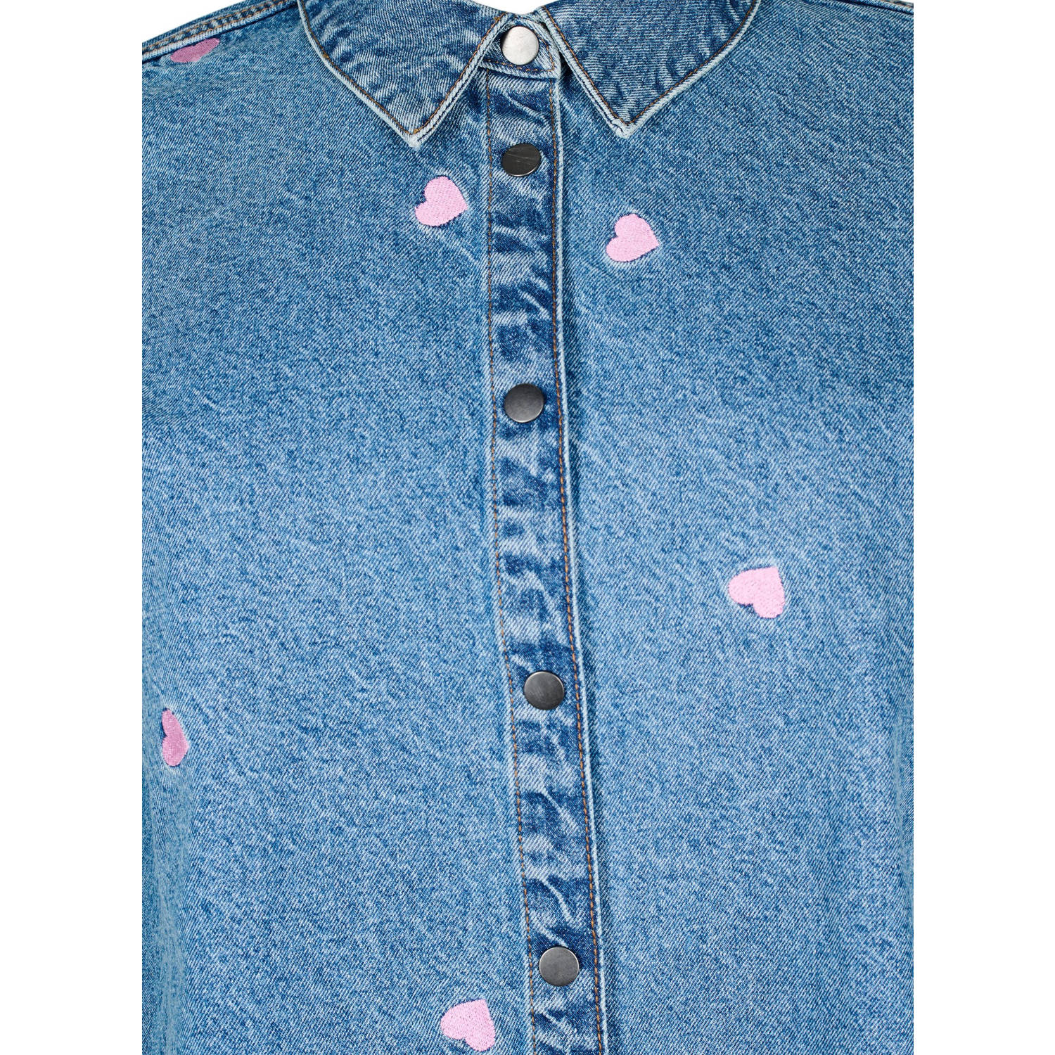 Zizzi blouse light blue denim