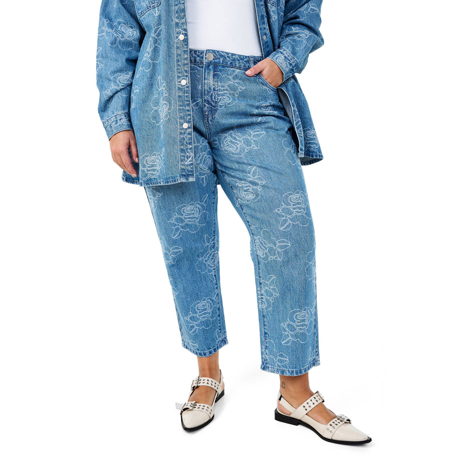 Zizzi light blue denim