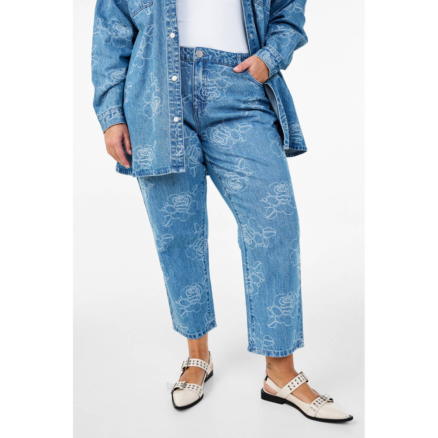 Zizzi light blue denim